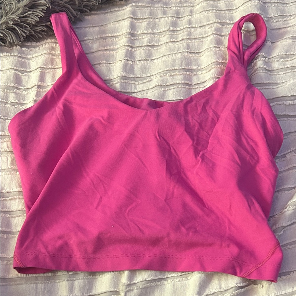 Sonic pink lululemon align top